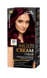 Joanna Multi Cream Color (36) -  Royal burgundy vörös